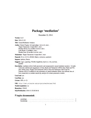 mediation test package|CRAN: Package mediation .